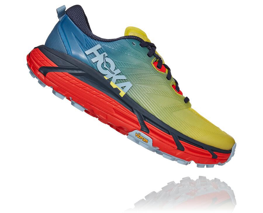 Hoka One One トレイルシューズ メンズ 青 - Mafate Speed 3 - NV6307549